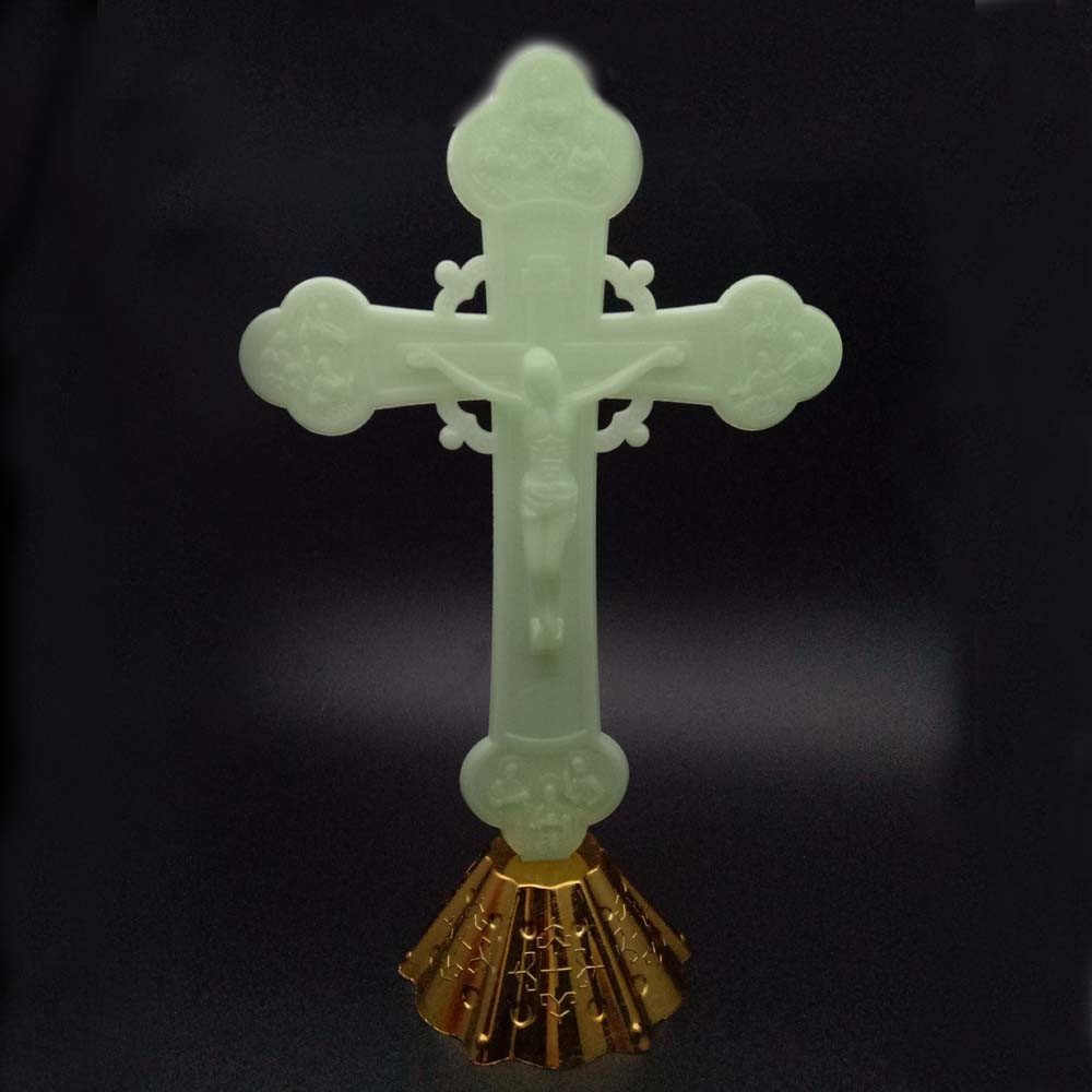发光带灯十字架工艺摆件 192个／箱，2个入一彩盒　