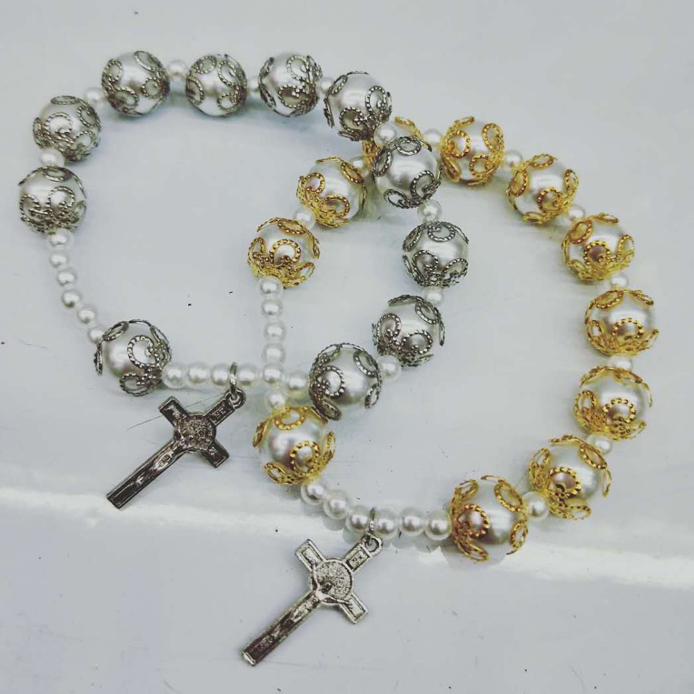 外贸源头商家十字架串珠手链手串Cross bracelet