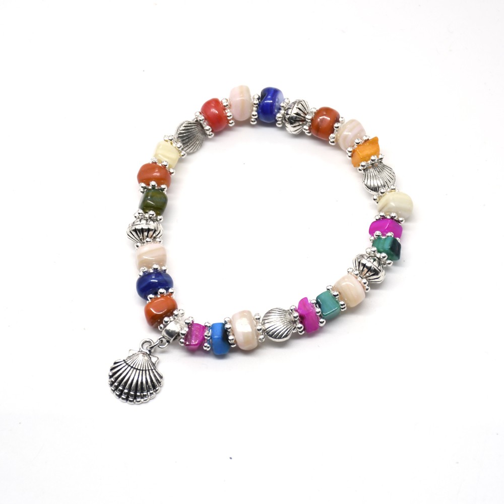 彩色贝壳珠手链手环海洋风手链Santiago Bracelet