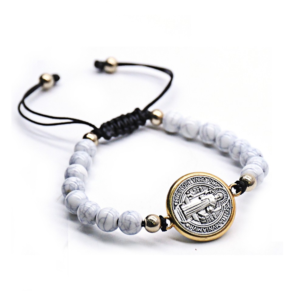 圣本笃念珠念松石串珠手链手串手环Rosary bracelet