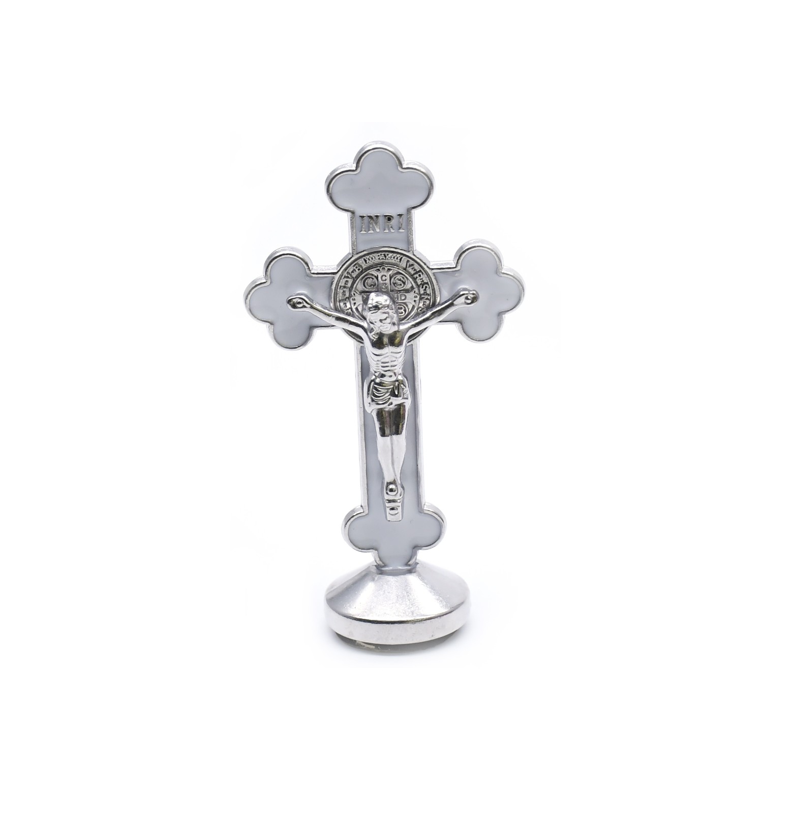 (白K+白）4.2*8cm 滴油十字架摆件办公室家用饰品
