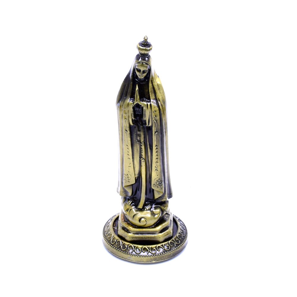 （古青铜）金属人像摆件礼品摆台赠品法蒂玛圣母Our-Lady-Of-Fatima