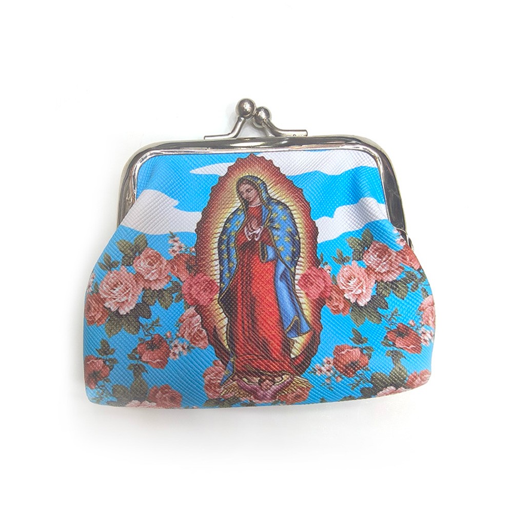 (瓜德卢佩）Guadalupe 3寸夹子扣念珠袋礼品袋零钱包